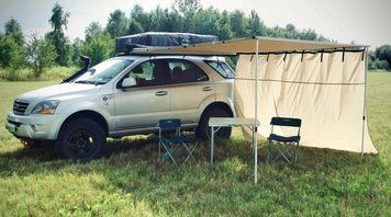Боковая стенка для автомобильной маркизы Kangaroowinch 2х2,5м K_SA-FW2x2.5m K_SA-FW2x2.5m фото