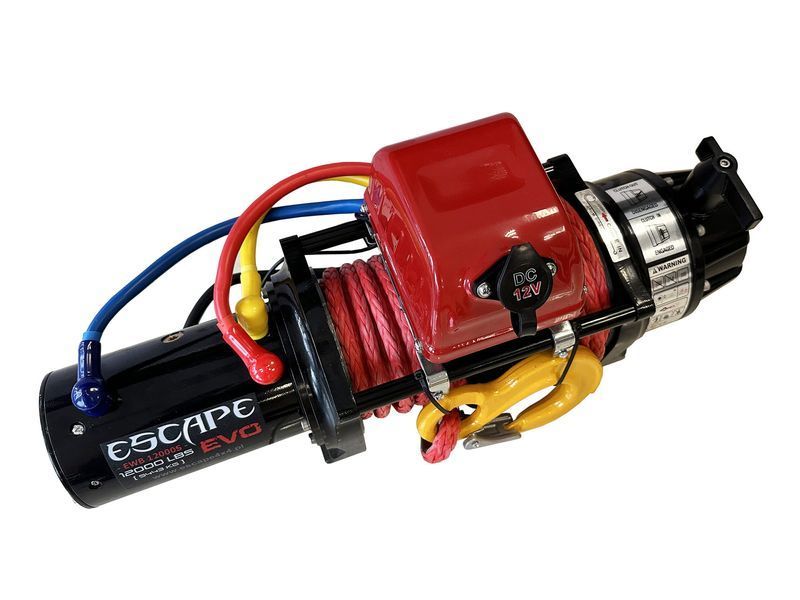 Лебедка Escape EVO 12000 lbs (5443 кг) EWB с синтетическим тросом 12V 38847 фото