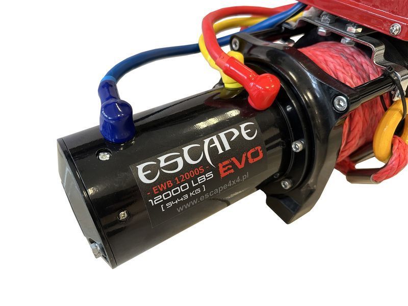 Лебедка Escape EVO 12000 lbs (5443 кг) EWB с синтетическим тросом 12V 38847 фото
