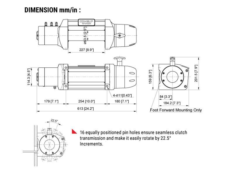 Лебедка COMEUP Seal Gen2 12,5rs 12V 5670 кг 295780 COMEUP295780 фото