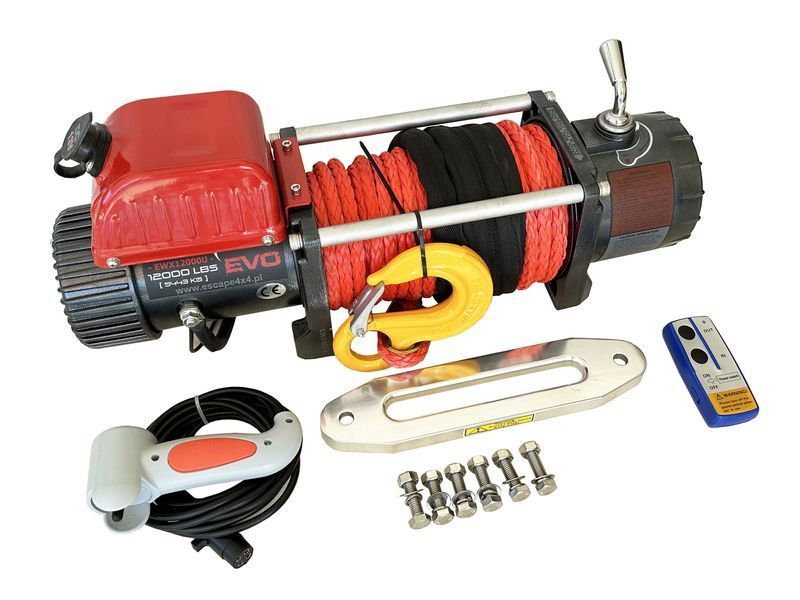 Лебідка Escape EVO 12000 lbs (5443 кг) EWX-U із синтетичним тросом 12V 38849 фото