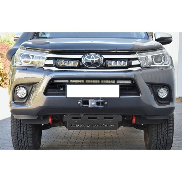 Монтажная плита под лебедку для Toyota Hilux Revo 2019-2020гг. WMHiluxRevo19 фото
