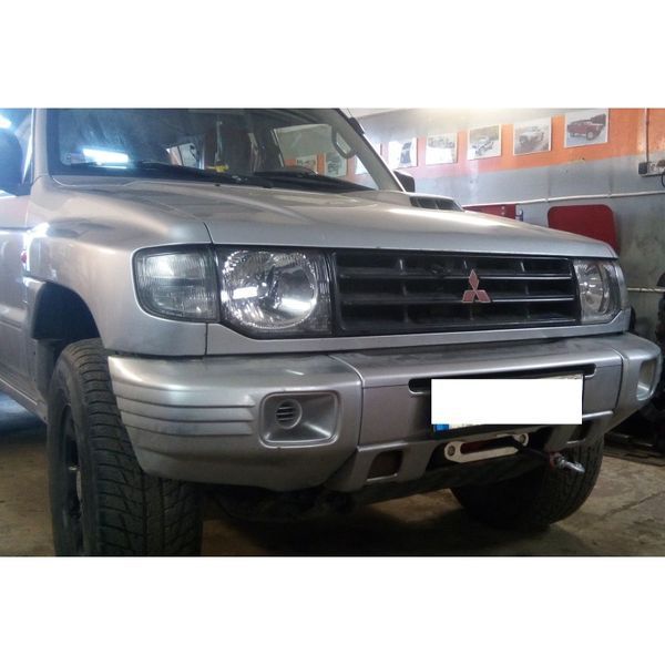 Монтажная плита под лебедку для Mitsubishi Pajero 2 clssaic V30 V33 1991-1999 WMPajero2classic фото