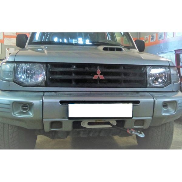 Монтажная плита под лебедку для Mitsubishi Pajero 2 clssaic V30 V33 1991-1999 WMPajero2classic фото