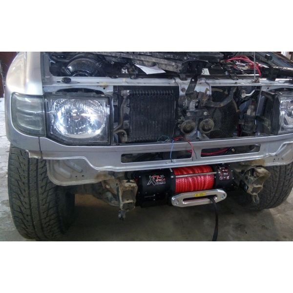 Монтажная плита под лебедку для Mitsubishi Pajero 2 clssaic V30 V33 1991-1999 WMPajero2classic фото