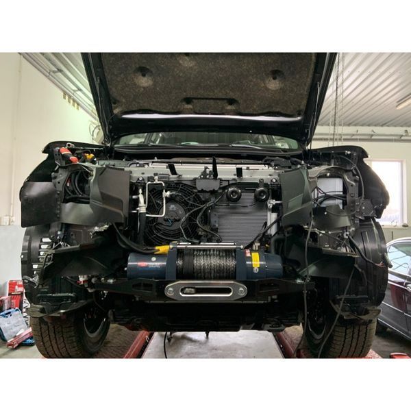 Монтажна плита під лебідку для Toyota Land Cruiser 150 J150 J15 Prado 2021- WMLC150-2021-standard фото