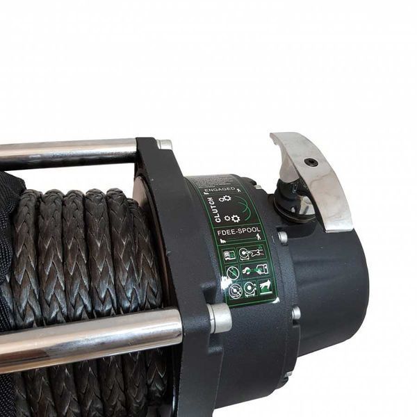 Автомобільна лебідка Kangaroowinch K9500 speed 12V із синтетичним тросом 9500 LBS (4300 кг) K9500-SR-12V K9500-SR-12V фото