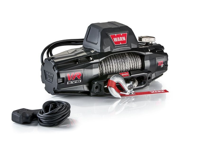 Warn лебедка VR EVO 10s 12V с синтетическим тросом 4536 кг 103253 фото