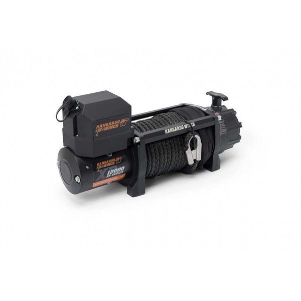 Лебідка Kangaroowinch K12 000XP (5443 кг) 12V з синтетичним тросом і безпровідним пультом K12000XP-SR-12V фото
