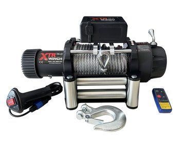 Автомобільна електролебідка XTR 15000 lbs (6810 кг) 12V 38879 фото