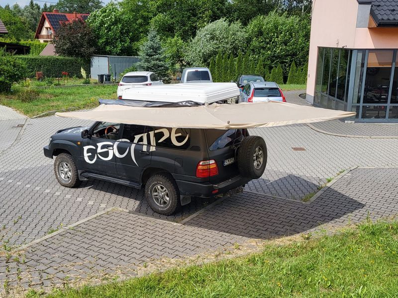 Автомобильный маркиз FOX HD 2м со стороны пассажира. 40277 фото