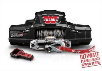 WARN лебедка ZEON 10K-S Platinum 12V с синтетическим тросом (4536 кг) 92815 фото