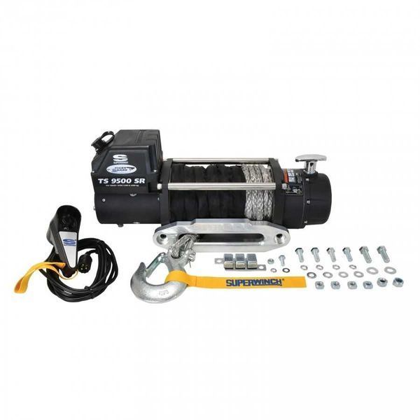 Лебедка Superwinch Tiger Shark 9500 lbs 12V с синтетическим тросом SUP1595201 фото