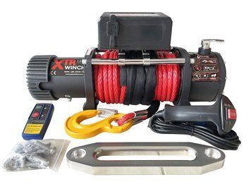 Електрична лебідка XTR 12000 lbs (5,4 т) 12V із синтетичним тросом 38883 фото