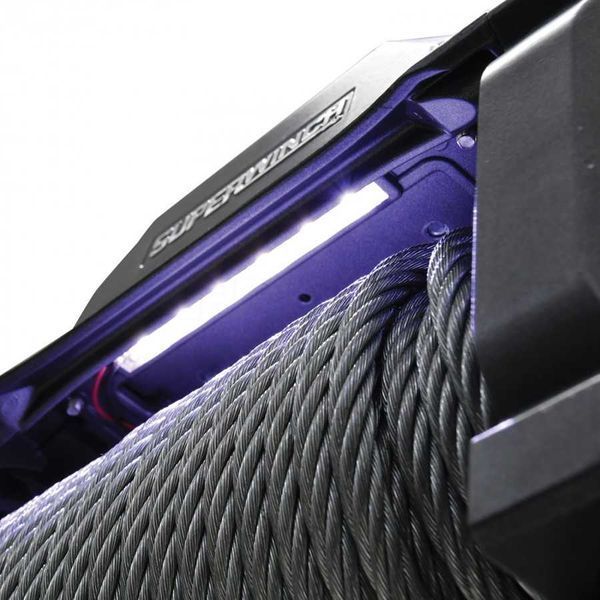 Електрична лебідка Superwinch SX12SR 12V із синтетичним тросом SUP1712201 фото