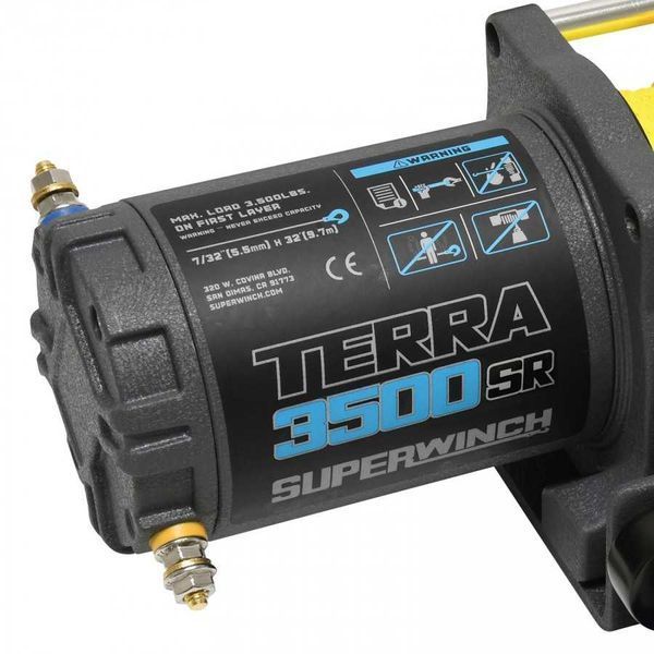 Електрична лебідка Superwinch New Terra 3500 lbs із синтетичним тросом SUP1135270 фото