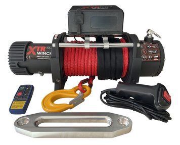 Електрична лебідка XTR 13500 lbs (6,1 т) 12V із синтетичним тросом 38885 фото