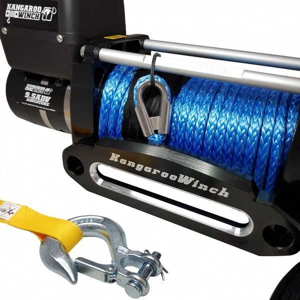 Автомобильная лебедка Kangaroowinch Adventure 9.5 12V с синтетическим тросом 9500 LBS (4300 кг) K9.5ADV-SR-12V K9.5ADV-SR-12V фото