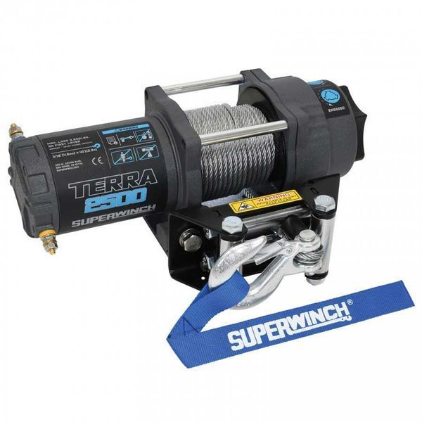 Електрична лебідка Superwinch New Terra 2500 lbs 12V SUP1125260 фото