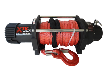 Електрична лебідка XTR 13500 lbs (6,1 т) 12V  SPEED із синтетичним тросом 38886 фото