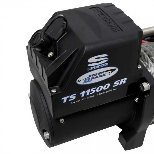 Електрична лебідка Superwinch Tiger Shark 11500 12V із синтетичним тросом SUP1511201 фото