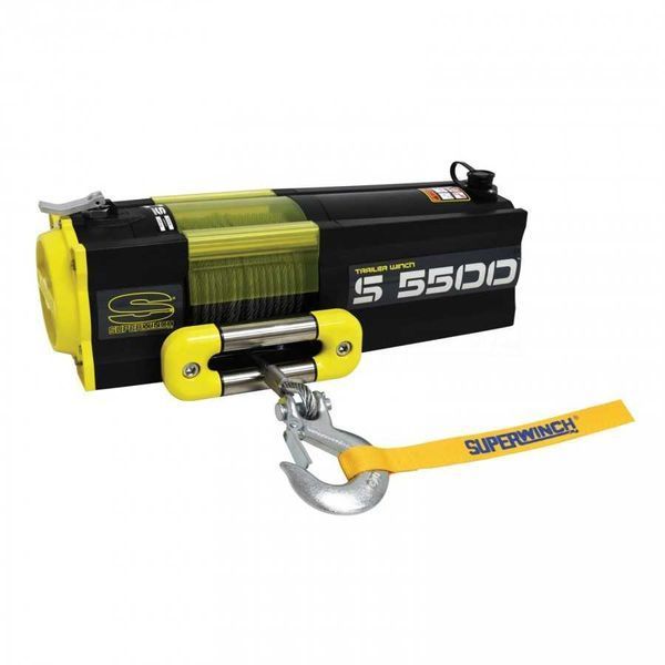 Електрична лебідка Superwinch S5500 зі сталевим тросом 24 В SUP1455300 фото