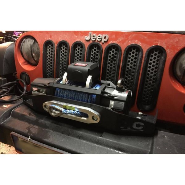 Плита під лебідку для Jeep Wrangler JK 2007-2017 WMJeepJKSt-bl фото