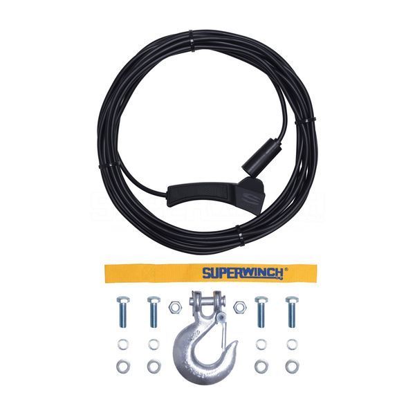 Электрическая лебедка Superwinch S7500 с синтетическим тросом 12V SUP1475201 фото