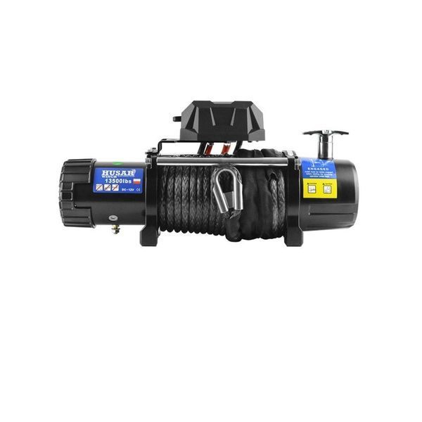 Електрична лебідка Husarwinch  BST 13500 lbs із синтетичним тросом 5905544781147 фото