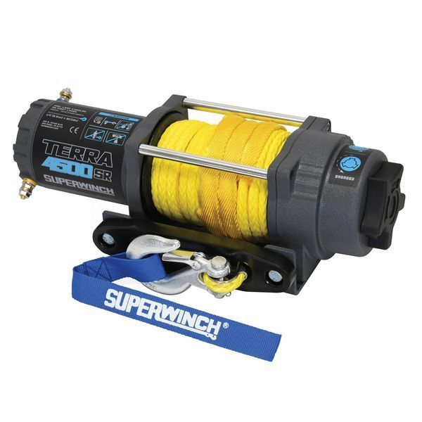 Электрическая лебедка Superwinch New Terra 4500 lbs SR с синтетическим тросом SUP1145270 фото